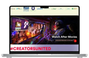 FutureFest Creators United section featuring Watch After Movies experience built by MarkupMarvel