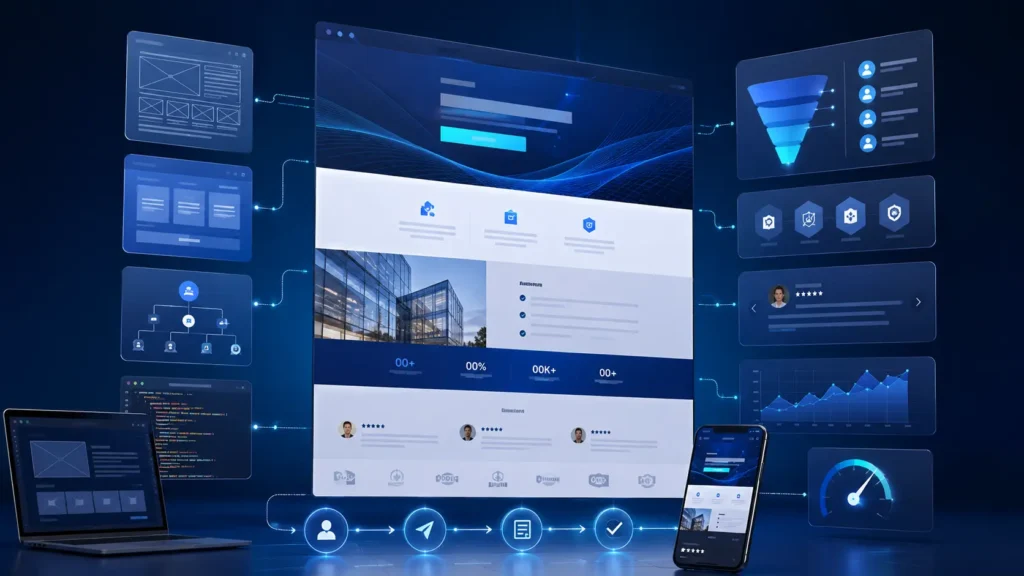 High-converting B2B landing page design blueprint