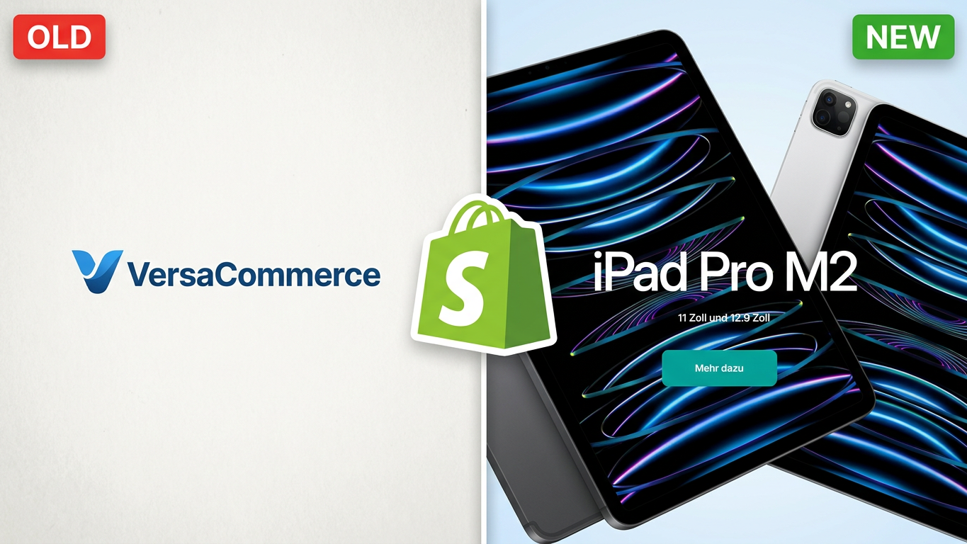 Mac-Store24 case study video — VersaCommerce to Shopify migration for German Apple reseller by MarkupMarvel