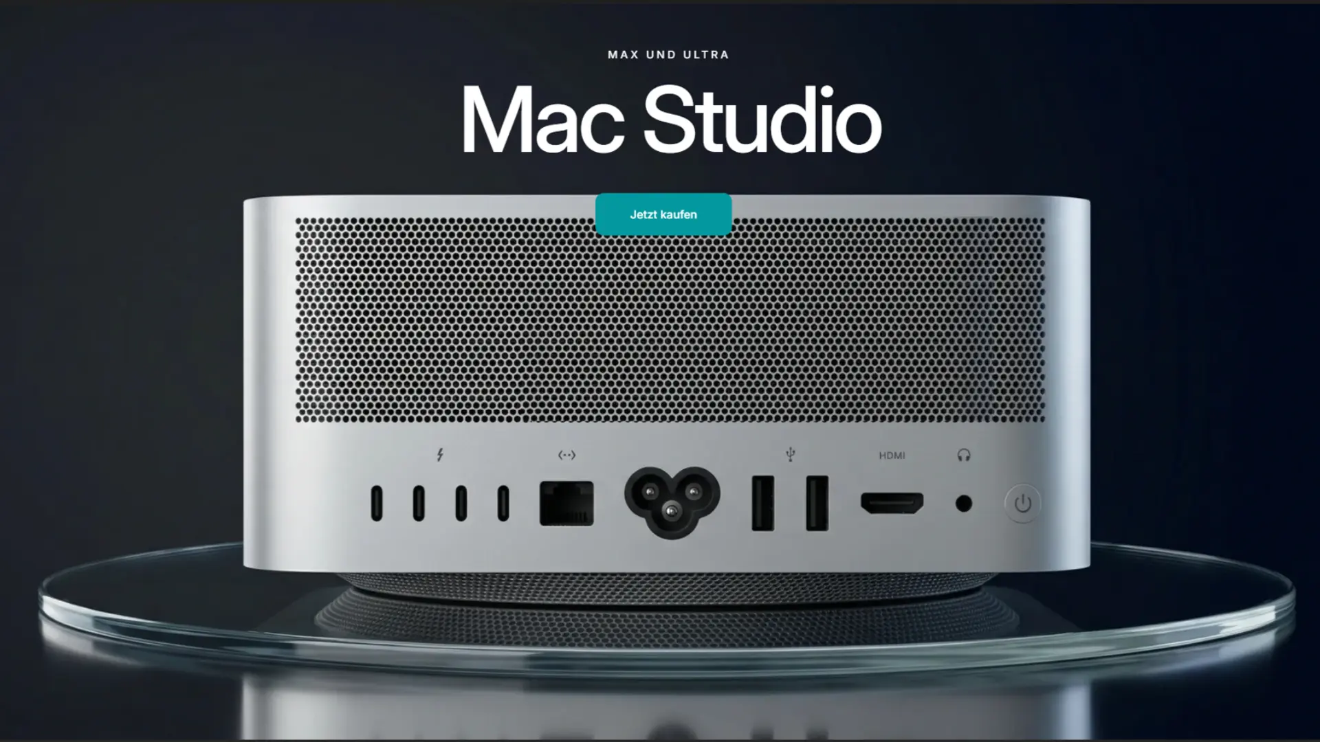 Mac-Store24 Mac Studio product showcase page — Shopify migration from VersaCommerce by MarkupMarvel