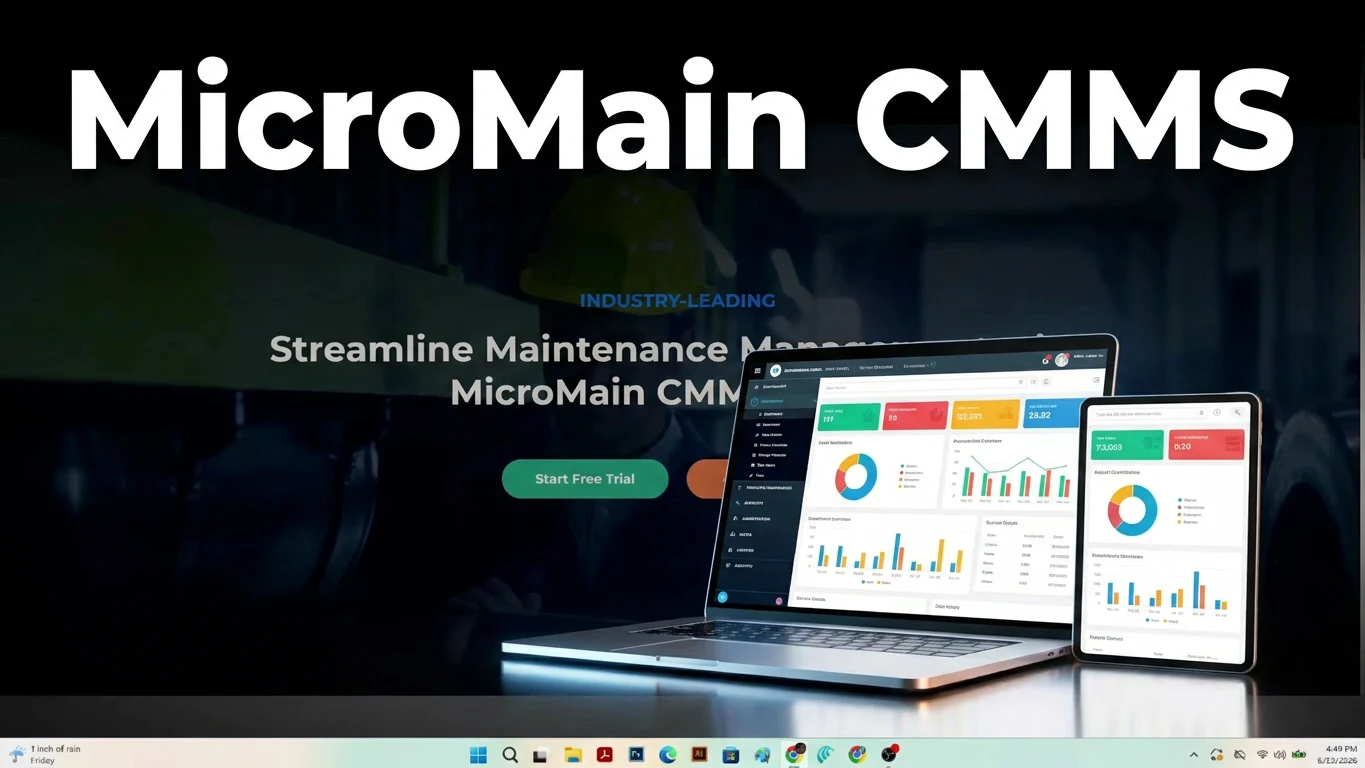 MicroMain case study video — enterprise WordPress website development for CMMS & EAM software platform by MarkupMarvel