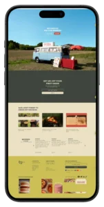 Pizzycle mobile view showing pizza business blog and customer reviews — Shopify store built by MarkupMarvel