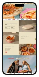 Pizzycle product specifications mobile page — custom Shopify Liquid development by MarkupMarvel